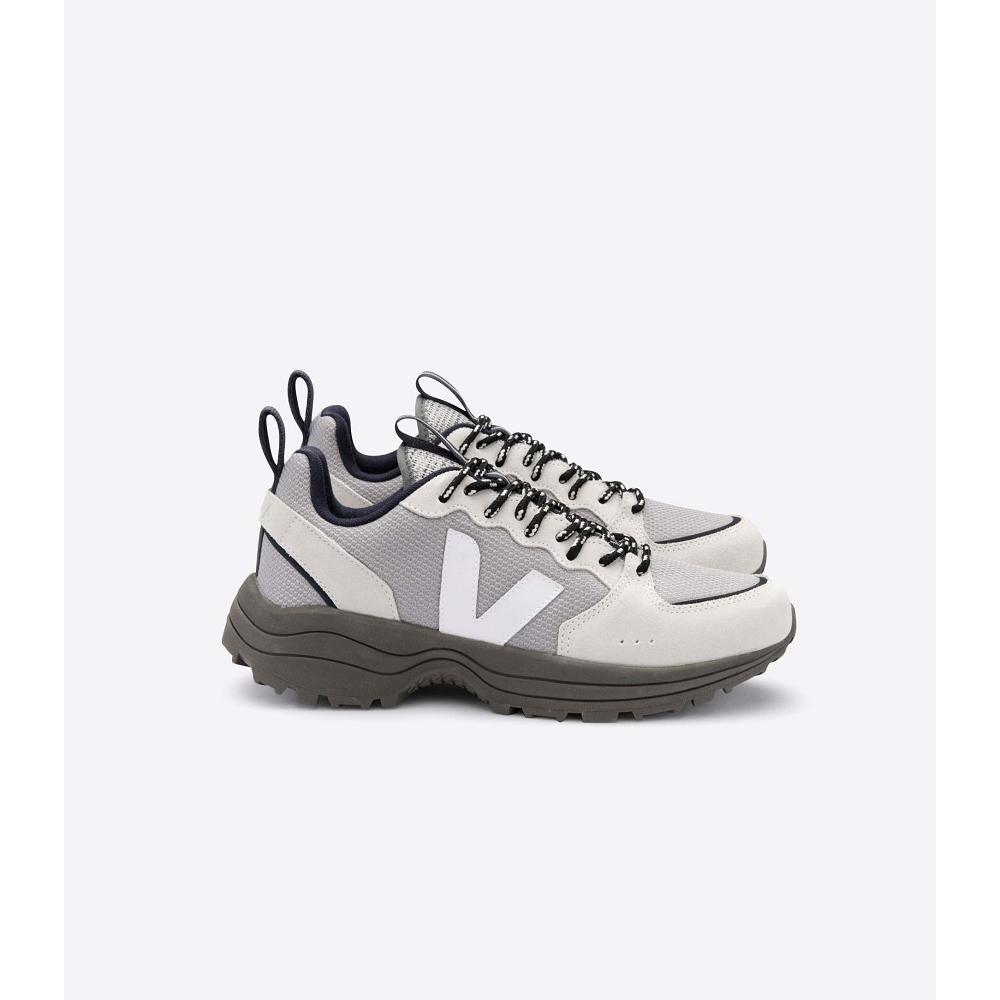 παπουτσια για τρεξιμο γυναικεια Veja VENTURI B-MESH Silver/White | GR 441FDN